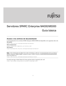 SPARC Enterprise M4000/M5000 Servers Getting Started