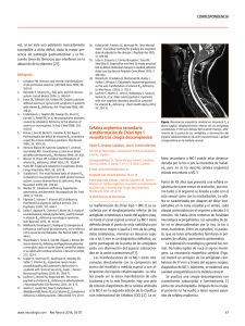 Cefalea orgásmica secundaria a malformación de Chiari tipo 1