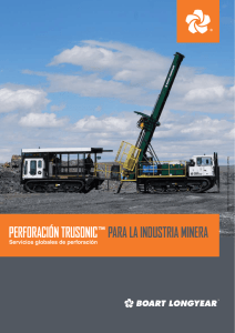perforación trusonic™ para la industria minera