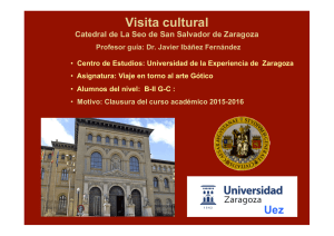 Visita cultural a La Seo - Universidad de la Experiencia de Zaragoza
