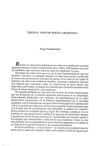 Treinta años de poesía argentina