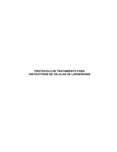 HISTIOCITOSIS DE CELULAS DE LANGERHANS