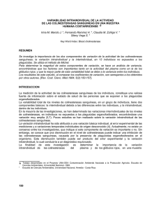 VARIABILIDAD INTRAINDIVIDUAL DE LA ACTIVIDAD DE LAS