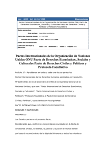 Ley Nº4229 del 11 de diciembre del año 1968. Pacto internacional