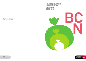 Plan de prevención de residuos de Barcelona 2012-2020