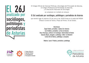 El 26J analizado por sociólogos, politólogos y periodistas de Asturias