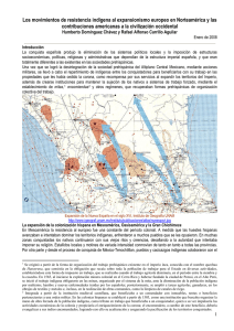 Los movimientos de resistencia indígena al expansionismo europeo