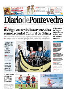 Rodrigo Cota reivindica a Pontevedra como la Ciudad Cultural de