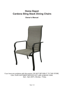 Home Depot Cardona Sling Stack Dining Chairs