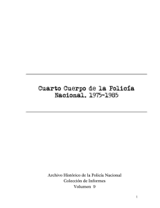 Archivo Histórico de la Policía Nacional Colección de Informes