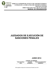 juzgados de ejecución de sanciones penales junio 2014