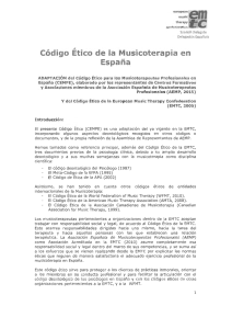 Código Ético de la Musicoterapia en