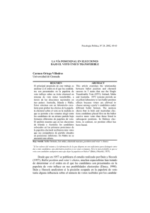 la vía posicional en elecciones bajo el voto unico transferible