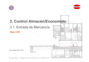 3. Control Almacén/Economato