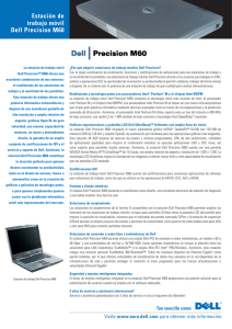 Estación de trabajo móvil Dell Precision M60