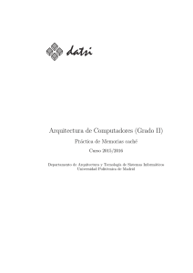 Arquitectura de Computadores (Grado II) - datsi