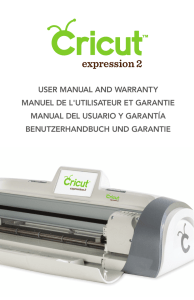 Expression V2 Manual CS4.indd - Provo Craft