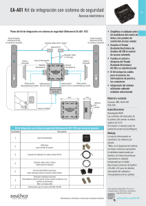 EA-A01 Kit de integración con sistema de seguridad