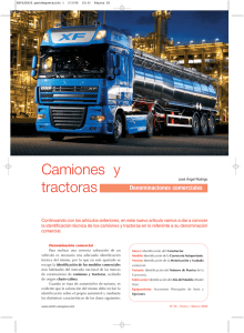 Camiones y tractoras