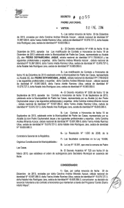 decreto # 0 padre las casas - Municipalidad de Padre Las Casas