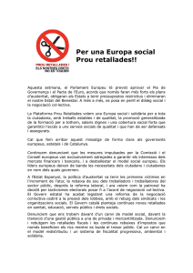 manifest de la Jornada d`Acció Europea del 21 de Juny de 2011