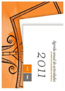 año 2011 - Instituto Superior de Musica