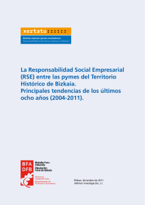 Tendencias RSE- PYMES Bizkaia 2004-2011