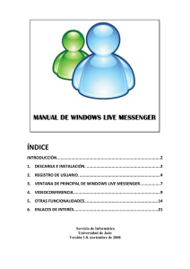 Guía de windows live messenger