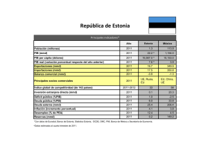 República de Estonia - Secretaría de Economía