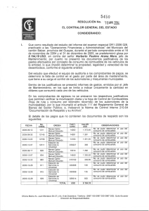 RESOLUCIÓN No. ^ 0 ^ 2014 EL CONTRALOR GENERAL DEL