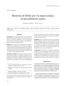 Miotomía de Heller por vía laparoscópica: un