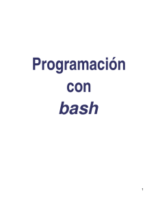 Programación con bash