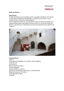 PDF con las características del Patio Gótico del Palau