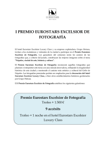 i premio eurostars excelsior de fotografía