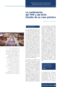 Combinación RCM-TPM - Mantenimiento Planificado