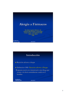 alergia a farmacos - Sociedad chilena de alergia e inmunologia