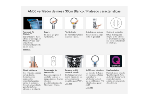 Comprar ventilador Dyson AM06 ventilado...cm Blanco / Plateado