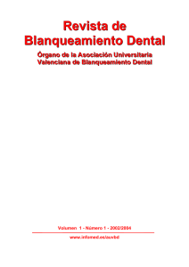 Revista de Blanqueamiento Dental