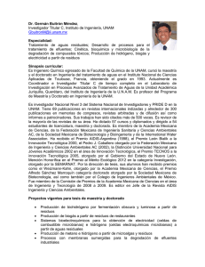 Dr. Buitrón Méndez, Germán - Coordinación de Estudios de Posgrado