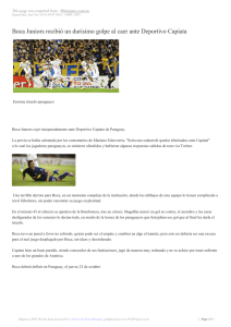 Boca Juniors recibió un durisimo golpe al caer
