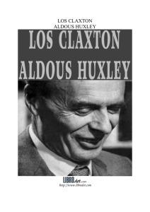 LOS CLAXTON ALDOUS HUXLEY