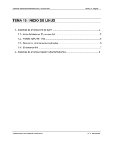 Proceso de Arranque en Linux System V