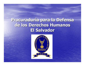 Procuraduría para la Defensa de los Derechos Humanos El Salvador