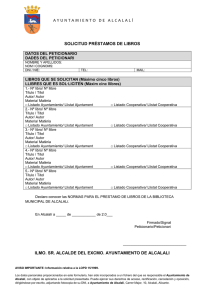 instancia préstamo - Ajuntament d`Alcalalí