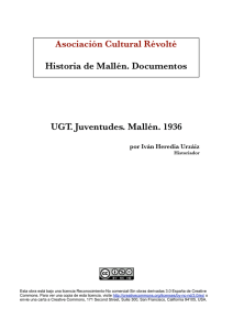 Asociación Cultural Révolté Historia de Mallén. Documentos UGT