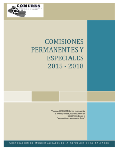 comisiones permanentes y especiales 2015 - 2018