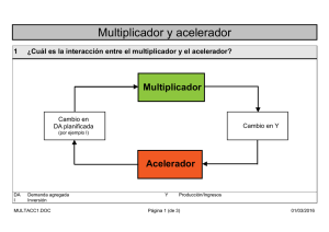 Multiplicador y acelerador