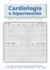 Cardiología e hipertensión. Vol. 15. Fasc. 66. Octubre 2014. pdf