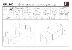 QU_140 This product should be assembled by qualified people