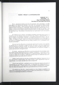 WUNDT, FREUD Y LA INTROSPECCION GIMENEZ MC.